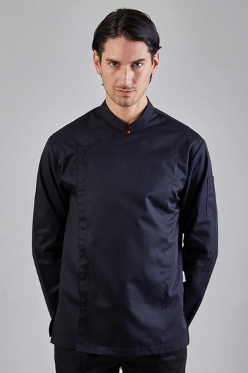 Chef Jacket (HC Standard)Black  (เสื้อเชฟรุ่น HC สแตนดาร์ด)สีดำ
